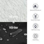 XL Waterproof Dog Coat - Black Zip Up Jacket