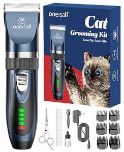Quiet Cat Clippers with 2-Speed Cordless Shaver