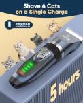 Quiet Cat Clippers with 2-Speed Cordless Shaver
