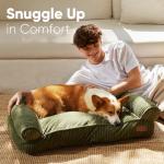 Cozy Corduroy Dog and Cat Couch Bed