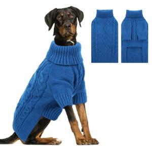 Cozy Knitted Dog Sweater for Winter Wear