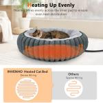 Cozy Heated Bed for Cats and Small Dogs