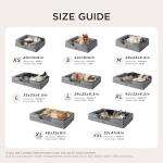 Washable Orthopedic Dog Bed, Large, Grey