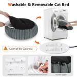 Cozy Heated Bed for Cats and Small Dogs