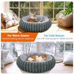 Cozy Heated Bed for Cats and Small Dogs