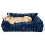 Fluffy Dog Couch Bed - Supportive Pet Sofa
