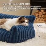 Fluffy Dog Couch Bed - Supportive Pet Sofa