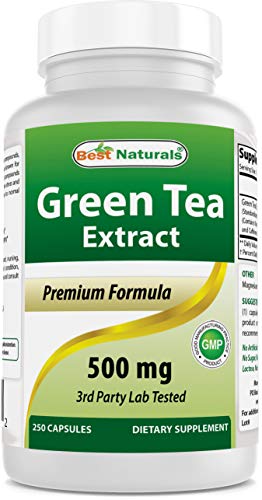 Best Naturals Green Tea Extract 500mg, 250 Caps