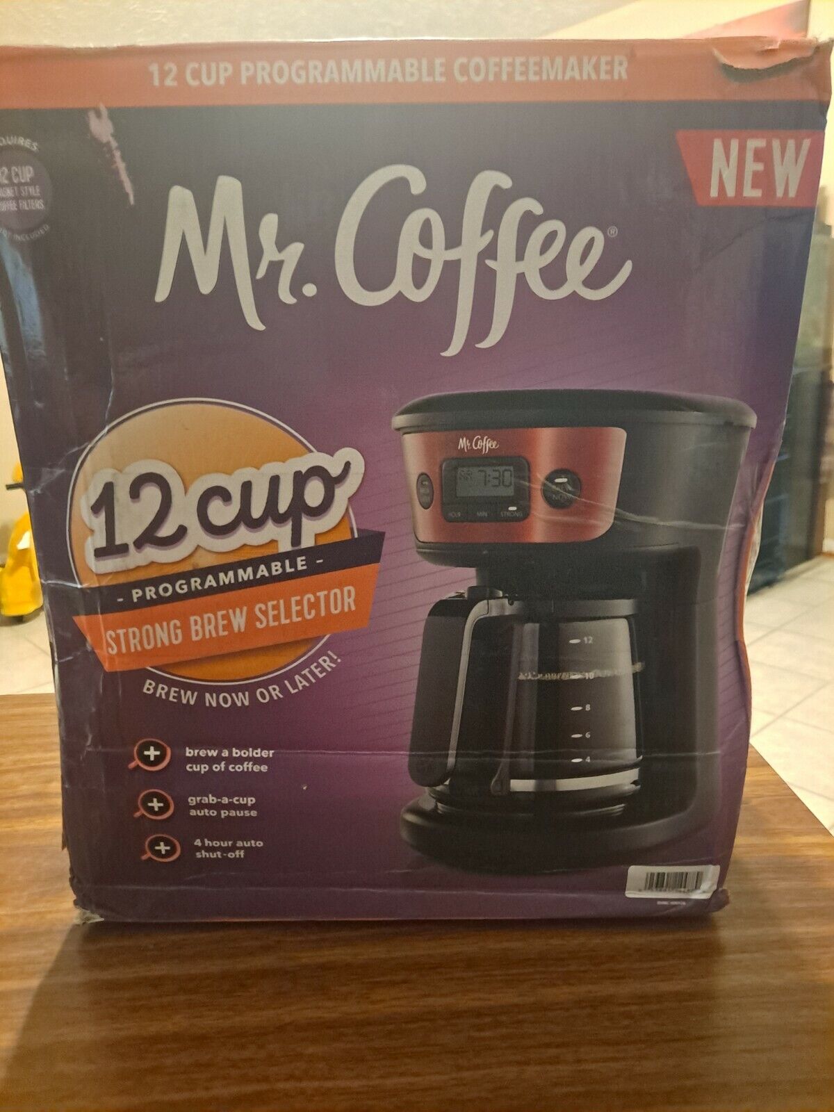 Programmable Drip Coffee Maker - 12-Cup, Red