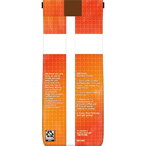 Dunkin' Original Blend Medium Roast Whole Bean Coffee