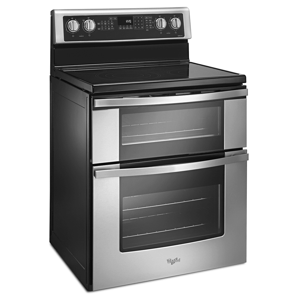 Whirlpool 30” Stainless Steel Double Oven Gas Range