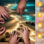 Moonlight Jigsaw Puzzles for Adults 1000 Pieces, Sparkling Beach Nature Landscape 1000 Piece Puzzle for Adults, Fun Hard Difficult Impossible Challenging Jigsaw Puzzles 1000 Pieces