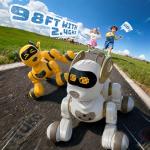 Ruko 18011 Smart Robot Dog, Interactive Puppy with 30 LED Expressions, 20 Actions & 50 Programmable Commands, Voice & Touch Control, Toy for Kids Age 3+