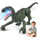 Rcfunkid Dinosaur Toys for Kids, 2.4GHz Remote Control Dinosaur with Walking, Realistic Sounds, Demo Mode, Rechargeable Jurassic Toys for 3-5, 5-7, 8-12, Birthdays, Parties, Christmas, Children’s Day