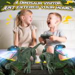 Rcfunkid Dinosaur Toys for Kids, 2.4GHz Remote Control Dinosaur with Walking, Realistic Sounds, Demo Mode, Rechargeable Jurassic Toys for 3-5, 5-7, 8-12, Birthdays, Parties, Christmas, Children’s Day