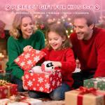 HuiJuKeJi Smart Interactive Robot Dog Toy - Easy Programmable Remote Control Robotic Pet with Gesture Sensing 8WD 360° Stunts, LED Eyes Dancing & Music RC Cars, Birthday Gift for Kids Ages 3-8