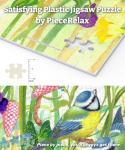 PieceRelax Plastic Jigsaw Puzzle for Adults 500 Pieces - Claire Comerford - Gentle Spring Breeze - 18.8 X 12.6 Inches, Most Satisfying Table Games, No Glue Needed [U1084]