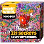 QUOKKA 1000 Piece Puzzle for Adults and Teens – Desert Whirl Adult Jigsaw Puzzles with Hidden Secrets & Audio Story – Detailed Visual Puzzle Game for Focus & Relaxation with Twist – FSC Certified Gift