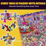 QUOKKA 1000 Piece Puzzle for Adults and Teens – Desert Whirl Adult Jigsaw Puzzles with Hidden Secrets & Audio Story – Detailed Visual Puzzle Game for Focus & Relaxation with Twist – FSC Certified Gift