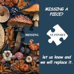 Vintage Mushroom Puzzles for Adults 1000 Pieces, Nature Mushroom Forest Flower Puzzle Art, Unique Plant Jigsaw Puzzle Retro, Impossible Challenging Puzzles for Adults