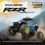 Motor Dayz Polaris RZR Remote Control UTV – 1:14 Scale 2WD RC Car, Officially Licensed Polaris RZR, Full-Function 2.4GHz Radio Control, USB Rechargeable, Ready to Run, Blue