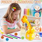 KETIEE Drawing Projector for Kids, Tracing and Drawing Projector Toy with Light, Children Smart Projector Sketcher, Kids Art Projector with 72 Stencils for Boy Girl 3-8 Years Old (Yellow)