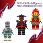 LEGO NINJAGO Zane's Battle Suit Mech Ninja Toy - Building Toy for Pretend Play for Kids, Boys and Girls, Ages 6+ - with 3 Minifigures - Gift Idea for Birthdays - 71827