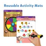 Skillmatics Educational Game - Brain Games, Reusable Activity Mats with Dry-Erase Marker, Gifts, Travel Toy for Kids Ages 6, 7, 8, 9 and Up