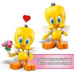 LEGO Looney Tunes Sweetheart Tweety Bird Building Toy for Adults & Kids - Tweety Figure W/Display Pedestal & Accessories for Girls & Boys, Ages 12+ - Gift & Craft for Valentine's Day - 40824