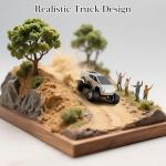 OSIMILY MINI RC Car,APP Controlled 1:64 Scale Alloy Off Road MINI RC Truck | Remote Control Car Speed/Steering Adjustable | 2.4Ghz Monster Truck Toys | Birthdays Gift for Boys Girls & Adults