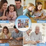 Jigsaw Puzzle - 1000 Piece Jigsaw Puzzles for Adults, Family Game - New York City - 27 x 20 Inches - Challenging Family Activity Perfect for Game Nights, Ideal for Her Him