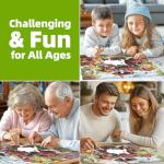 MINIWAN 1000 Piece Farm Animals Jigsaw Puzzle - Challenging Adult Puzzle Featuring Classic Barnyard Scene - 27.5x19.7 Inch - Ideal for Family Game Nights & Relaxation