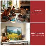 Pixlora Puzzles for Adults 1000 Pieces, 2 Pack Lake and Night View Jigsaw Puzzles, Nature Theme, Challenging Puzzles for Game Night, Perfect for Nature Lovers