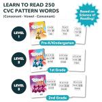Popped! Reading Game - Learn Reading Skills in Weeks - Exciting Phonics Game for Kids Ages 4-9 - CVC Educational Game Must Haves for Preschool, Kindergarten, 1st - 3rd Grade