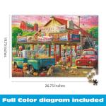 Buffalo Games - Country Store - Eduard - 1000 Piece Fall Jigsaw Puzzle for Adults - Challenging Autumn Puzzle Perfect for Game Nights - Country Life Collection - Finished Size is 26.75 x 19.75