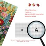 Saralluna Puzzle for Adults 1024 Pieces, Flowers Embroidered Floral Garden Cat Jigsaw Puzzle, Challening Impossible Difficult Hard Fun 1024 Pieces Jigsaw Puzzles for Adults