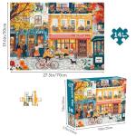 Chalzidar Jigsaw Puzzles for Adults 1000 Pieces, Interlock Perfectly Letter on Back No Dust, Home Decor Birthday Party Gift Toy for Men Women Elders Seniors, 1:1 Poster - Romantic Time