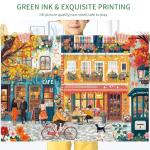 Chalzidar Jigsaw Puzzles for Adults 1000 Pieces, Interlock Perfectly Letter on Back No Dust, Home Decor Birthday Party Gift Toy for Men Women Elders Seniors, 1:1 Poster - Romantic Time