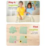 CUBIDI® Memory Matching Game | Educational Toys for 4+ Year Olds | Card Games for Toddler Activities | Montessori Toys for 4+ Year Olds | Pair Games for Kids as Preschool Learning Activities