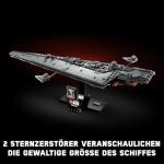 Lego Star Wars Star Destroyer & TIE Interceptor - Lego Star Destroyer Executor with Lego Tie Fighter Polybag, Super Star Destroyer Lego Set (75356 & 30685)