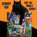 Mudpuppy Monster Mansion – 500 Piece Family Jigsaw Puzzle Featuring Bold and Spooky Illustrations of A Haunted Mansion Filled with Goblins Ghouls and Monsters (Amazon Exclusive)