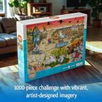 Wonder Forge Don't Disturb The Plovers 1000 Piece Jigsaw Puzzle for Adults | Unique, Perfectly-Fitting Pieces | Fun, Vibrant Imagery | Amazon Exclusive