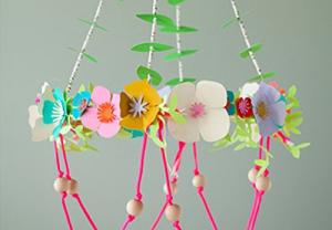 Cricut Crafts: Paper Flower Chandelier