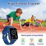 Cosjoype Kids Game Smart Watch for Kids with 39 Puzzle Games HD Touch Screen Camera Music Player Pedometer Alarm Clock Calculator Flashlight 12/24hr Kid Watch Gift for 4-12 Year Old Boys Toys for Kid