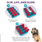 Outward Hound by Nina Ottosson Dog Brick – Interactive Treat Puzzle Enrichment Toy, Level 2 Intermediate