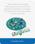 SimplyFun Lily Pond - Educational Game to Practice Early Reading and Spelling - an Engaging and Fun Toddler Game - 2 to 4 Players, Ages 4 & Up