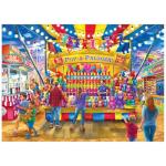 RoseArt - Bigelow Country - Fair Games 1000 Piece Jigsaw Puzzle, Vibrant Carnival Puzzle for Adults