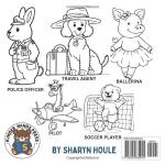 Coloring Book For Chidren: Animals at Work!