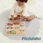 Freniland Transportation Sound Puzzle for Toddlers, Wooden Vehicle Sound Puzzle with Realistic Sounds, Educational Toy for 18M+
