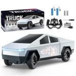 Vefercen RC Car Toys，All Terrain 2.4GHz RC Truck for Boys Aged 3-8, 8-12, Electric Vehicle Truck Toys for Kids, Birthday Gifts for Kids, Boys and Girls (Silver)